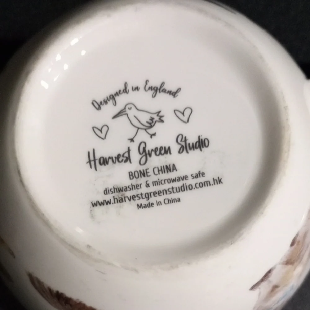Cat China Cup with Charming Illustrations